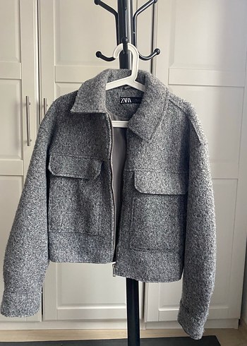 Zara Kaşe kısa kaban