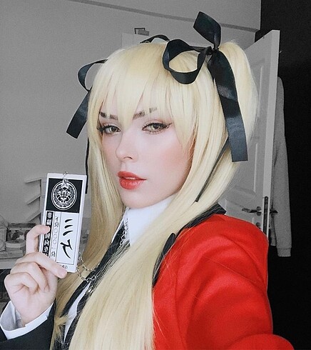 Diğer Kakegurui Mary Saotome Peruk