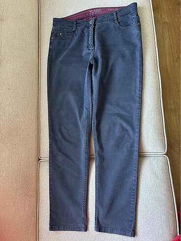 Lacivert kanvas pantolon