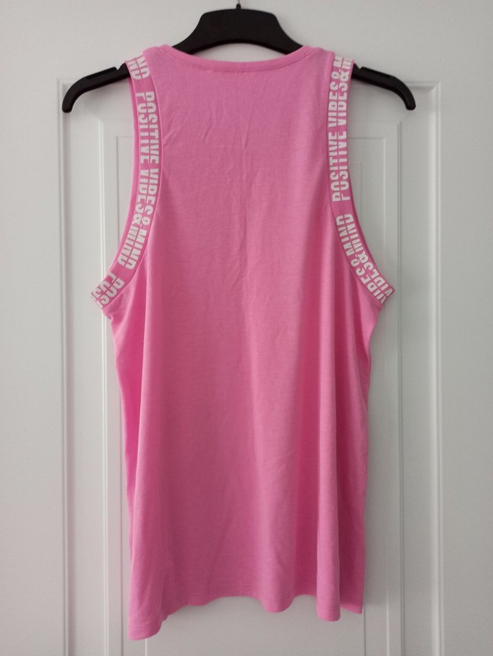 Pembe Kolsuz Rahat Spor Üst - Görsel 5