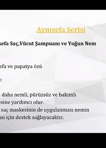 H&M AYNİSEFA SAÇ BAKIM MASKE 250 ML