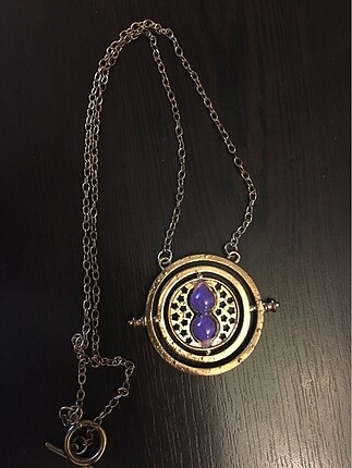Time Turner Mor Tozlu Kolye