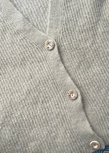 Bej  Triko Hırka - Görsel 3