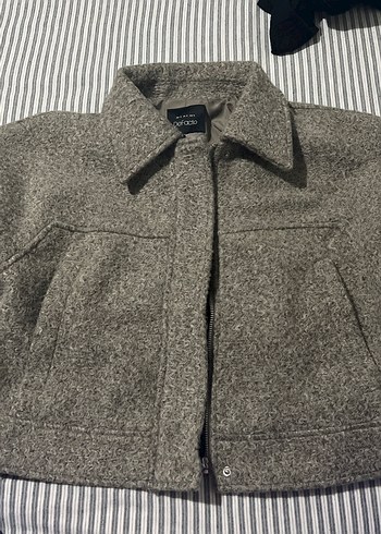 Kaşe Oversize Kadın Ceket - Görsel 2