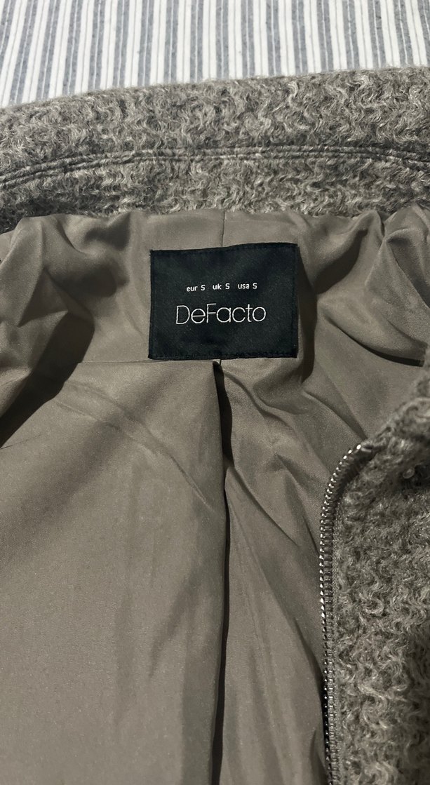 Kaşe Oversize Kadın Ceket - Görsel 3