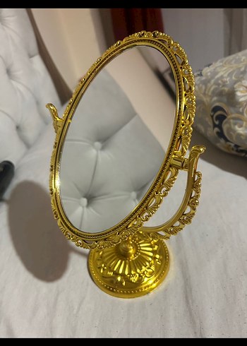 Altın Renkli Parlak Masa Aynası - Görsel 2