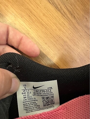 35 Beden Nike kız çocuk