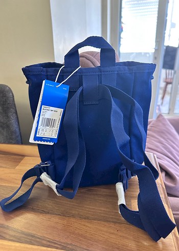 Beden Orijinal Lacivert el Çantası Adidas Baskılı 23 cm