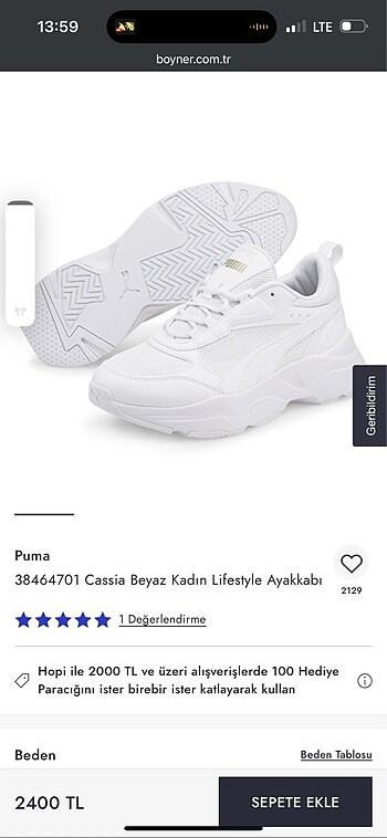 Puma ayakkabı