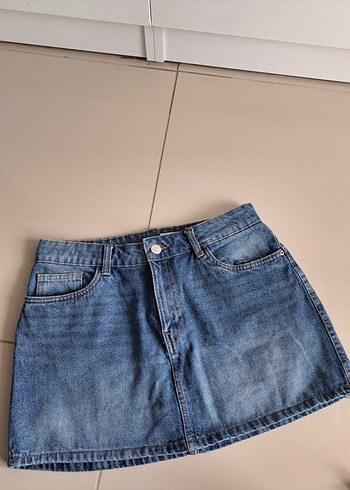 Mavi Denim Midi Etek