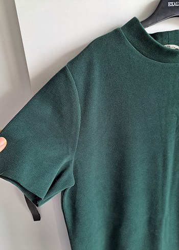 LTB Ltb Koyu Yeşil Midi Salaş Kadın Elbise