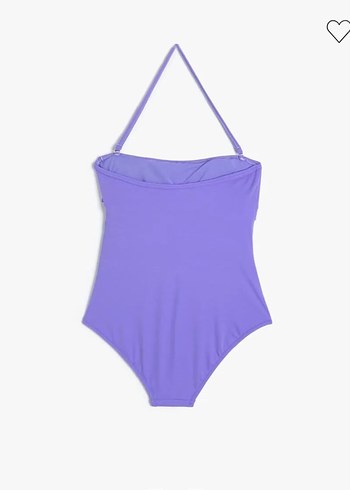 yeni,koton Mor Askılı Fırfırlı Kadın Mayo - Görsel 2