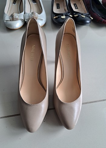 Nine West Bej Modern Klasik Stiletto Topuklu Kadın Ayakkabı - Görsel 2