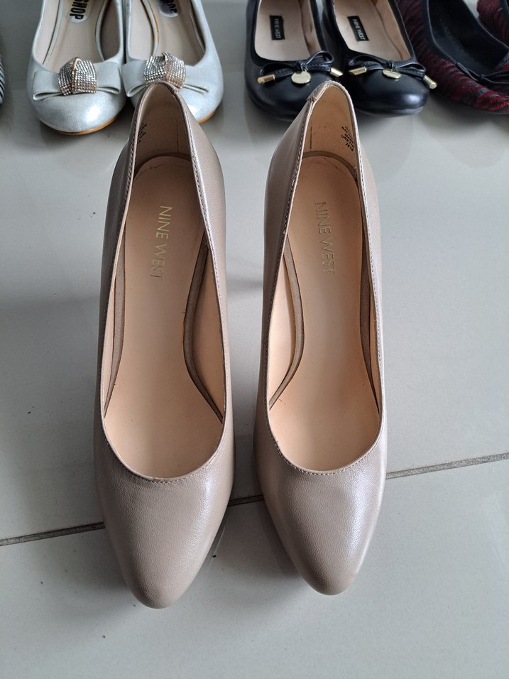 Nine West Bej Modern Klasik Stiletto Topuklu Kadın Ayakkabı - Görsel 2