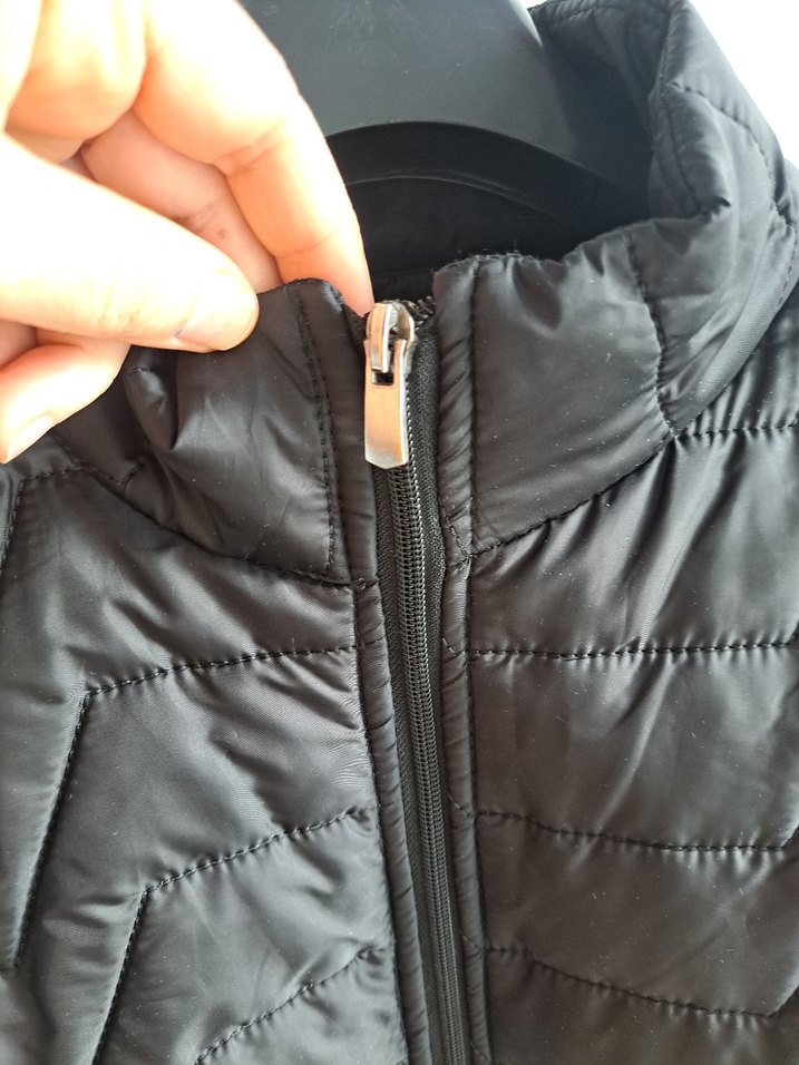 Slazenger Siyah Fermuarlı Erkek Streetwear Mont - Görsel 4