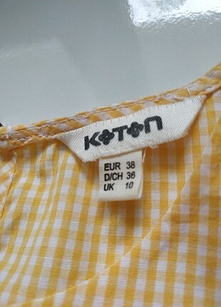 38 Beden Koton kol detaylı bluz