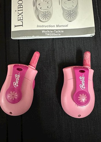 Pembe Telsizi ve Kamera Seti barbie - Görsel 3