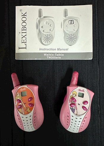 Pembe Telsizi ve Kamera Seti barbie - Görsel 2