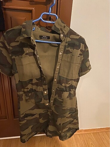 Bershka Bershka Asker Yeşili Tulum