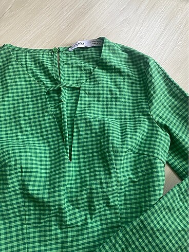 xs Beden yeşil Renk Kısa gömlek