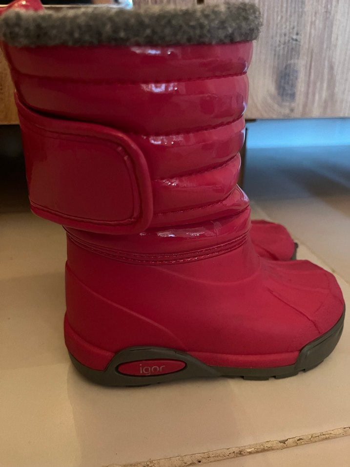 Kız Çocuk Pembe Kürklü Yağmur Botu - Görsel 3