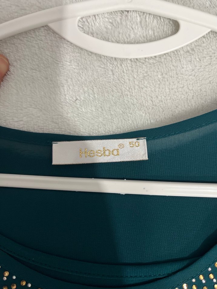 Yeşil 
Askısız iki parça abiye - Görsel 2