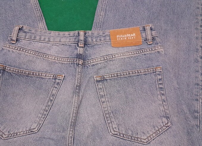 40 Beden mavi Renk Pull bear bol paça kot pantolon