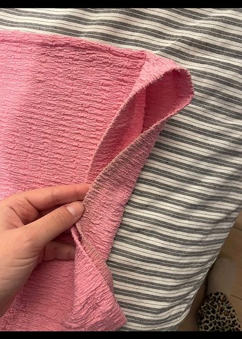 Bershka Bürümcük Kumaş Pantolon - Görsel 3