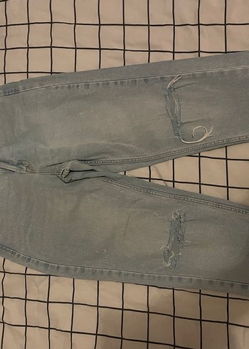 Yırtık Detaylı Mom Jean - Görsel 3