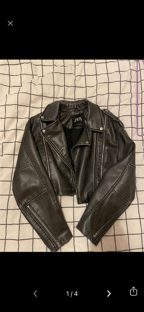 Zara Viral Deri Ceket - Görsel 2