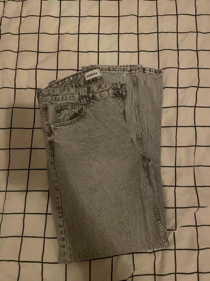 Bershka Orta Bel Baggy Jean - Görsel 3