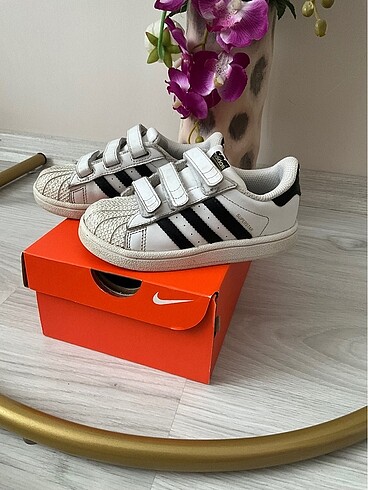 26 Beden Orijinal Adidas Superstar Bebek