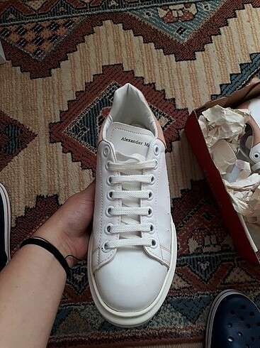 38 Beden Alexander Mcqueen Kadın Beyaz Spor Ayakkabı