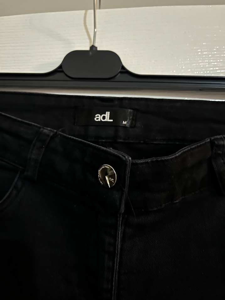 ADL Siyah Kadın Kot Pantolon - Görsel 2