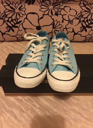 38 Beden Neon Mavi Converse