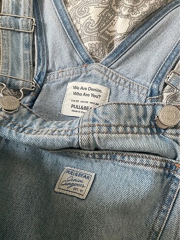 xs Beden Pull and bear salopet