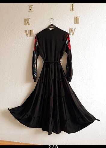 Uzun elbise siyah