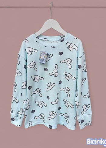 KIZ ÇOCUK PAMUK PİJAMA TAKİM - Görsel 2