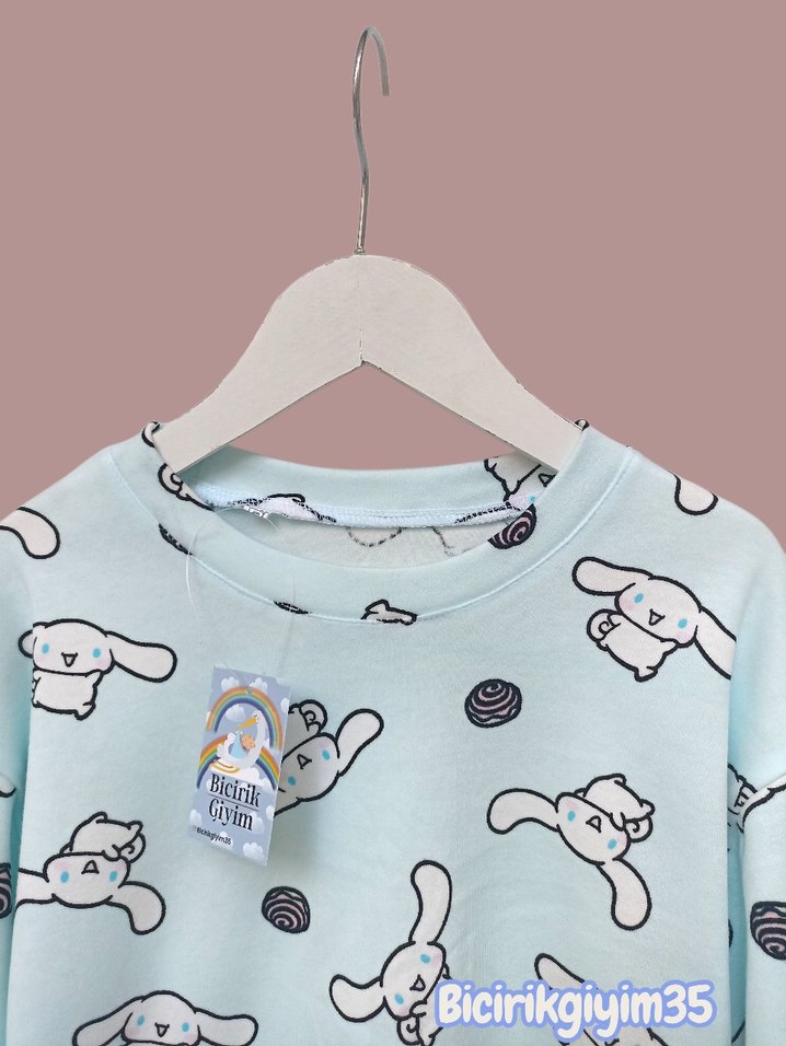 KIZ ÇOCUK PAMUK PİJAMA TAKİM - Görsel 4