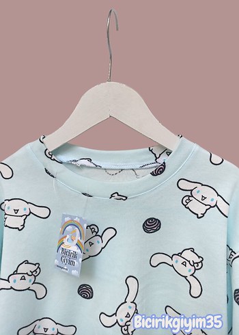 KIZ ÇOCUK PAMUK PİJAMA TAKİM - Görsel 4