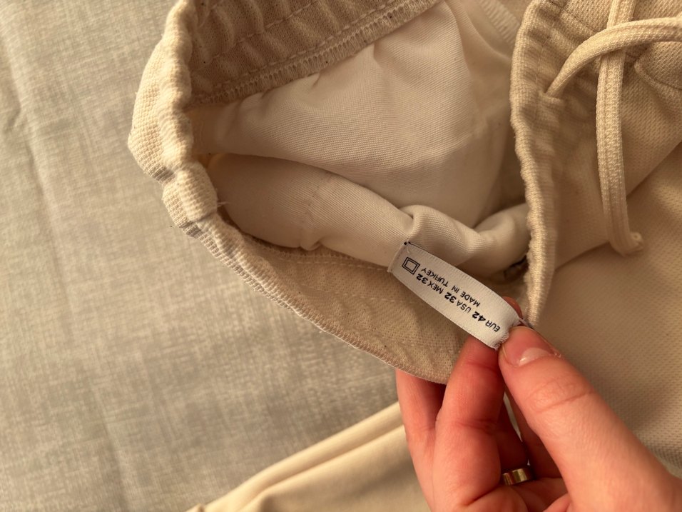 Bej erkek Kumaş Pantolon - Görsel 2