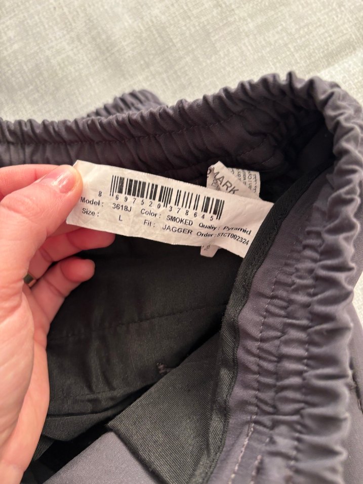 Gri erkek Kumaş Pantolon - Görsel 3