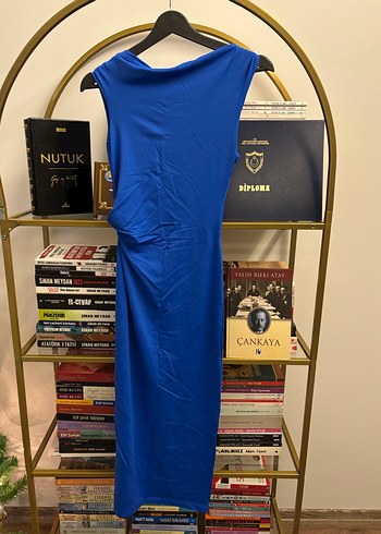 Mavi Drapeli Kadın  Elbise - Görsel 3