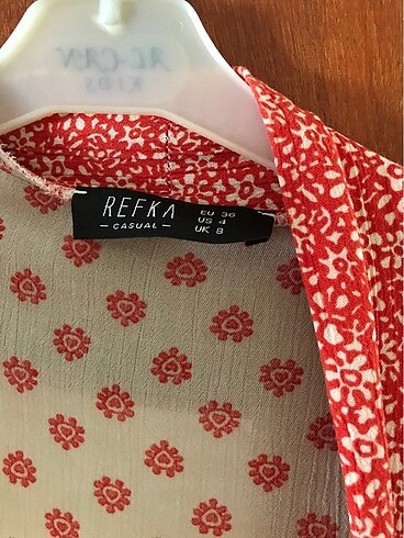36 Beden turuncu Renk Refka Kimono