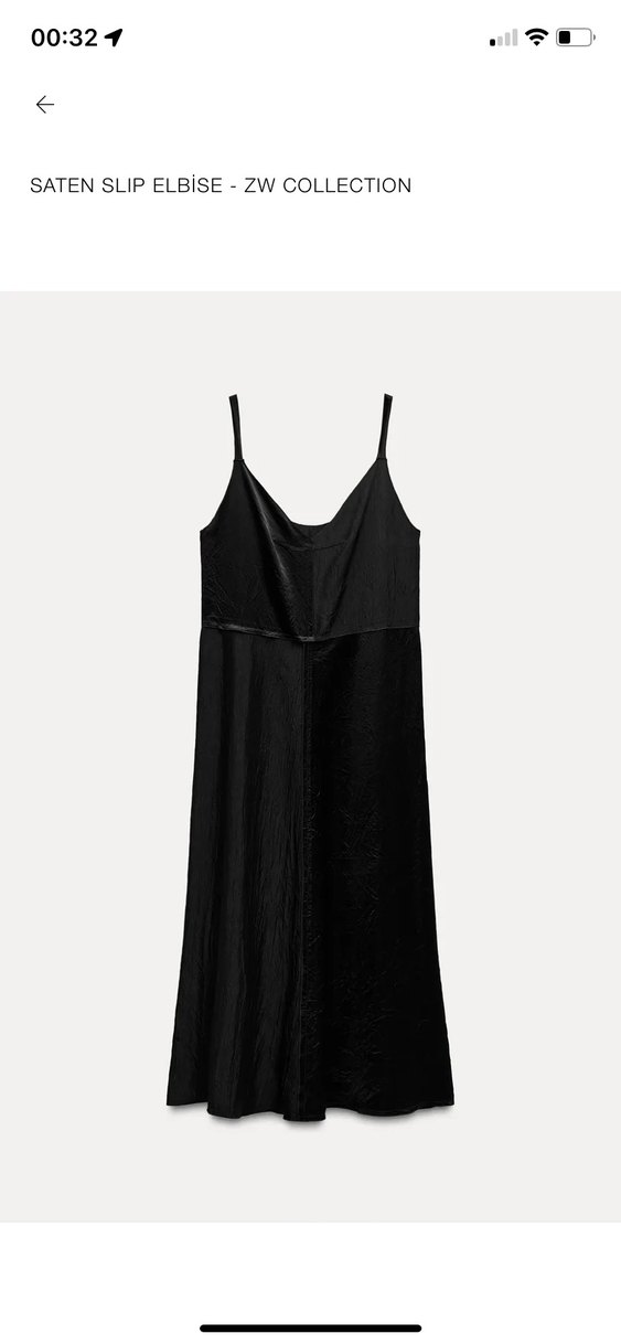 Siyah Straplez Midi Kadın Elbise - Görsel 3