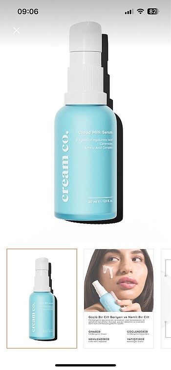 Cream co milk serum