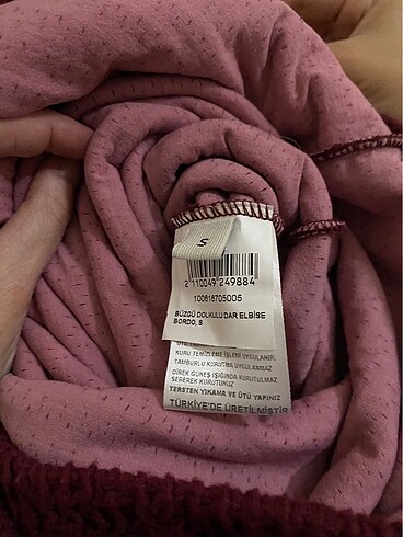 s Beden Beymen Club bordo elbise