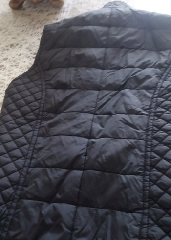 LC Waikiki Siyah Parlak Fermuarlı Kadın Yelek