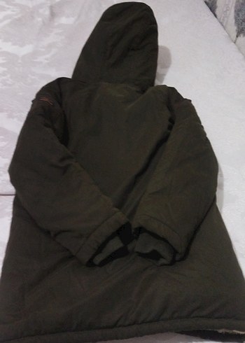 Kahverengi Erkek Çocuk Kürklü Kaban - Görsel 6