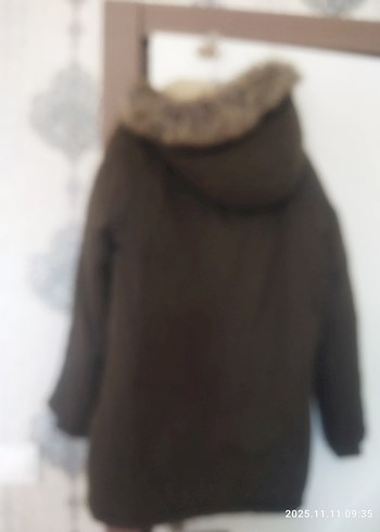 Kahverengi Erkek Çocuk Kürklü Kaban - Görsel 3